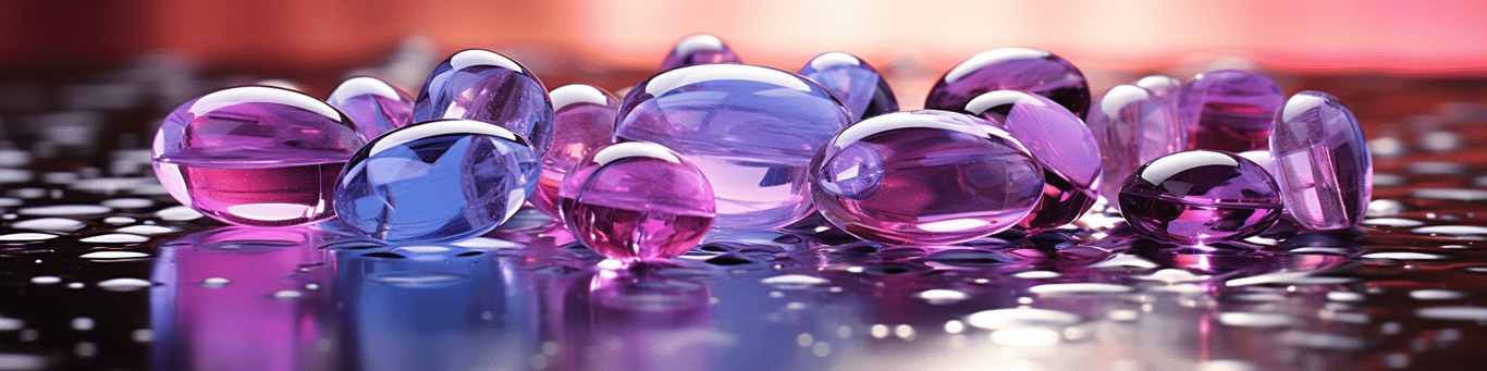 image of drug pills surrounding a glass of water symbolizing drug consumption