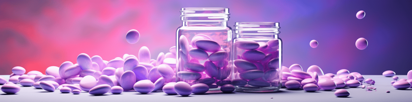 image of different drug pills on a surface