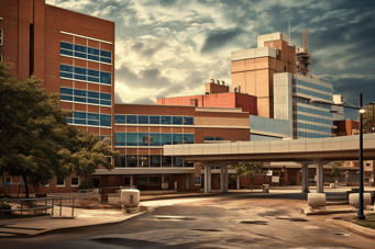 Image of McMaster Children's Hospital in Hamilton, Canada.