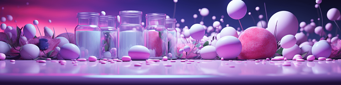 image of different drug pills on a surface