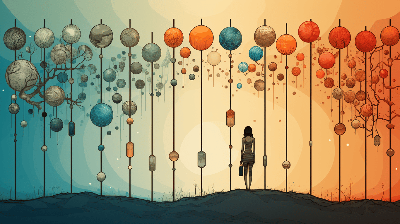 abstract image of a patient experiencing side effect