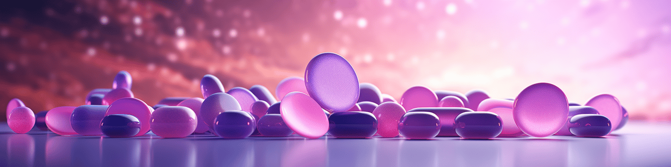 image of different drug pills on a surface