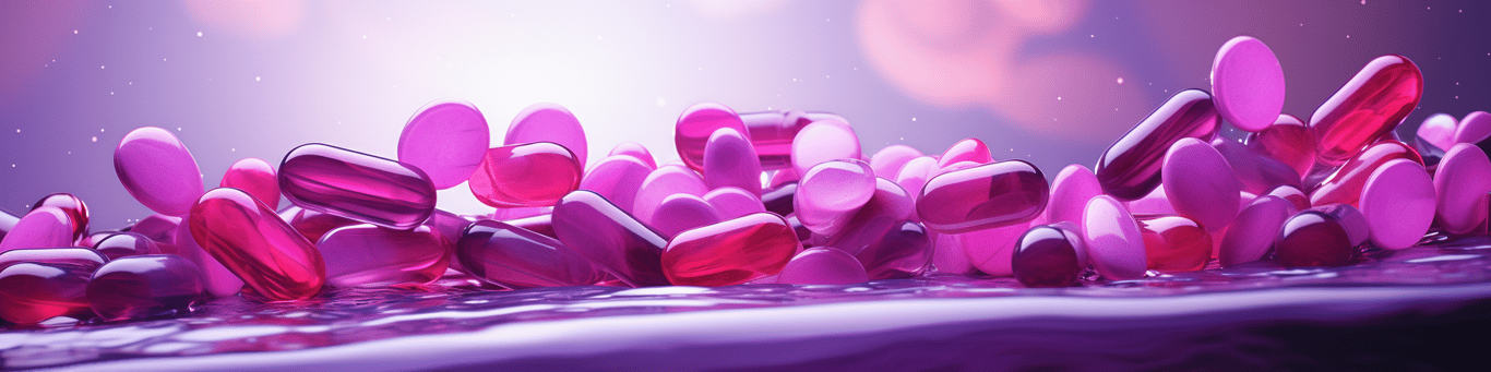 image of different drug pills on a surface