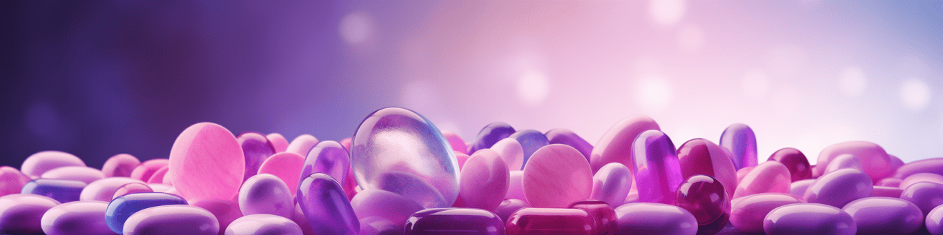 image of different drug pills on a surface