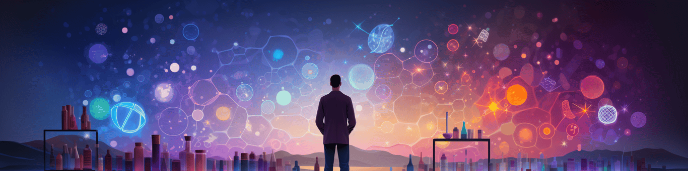 image of a doctor in a lab doing drug, clinical research