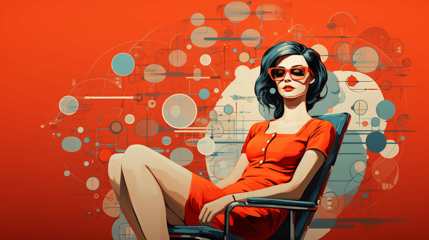 abstract image of a patient experiencing side effect