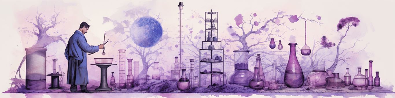 image of a doctor in a lab doing drug, clinical research