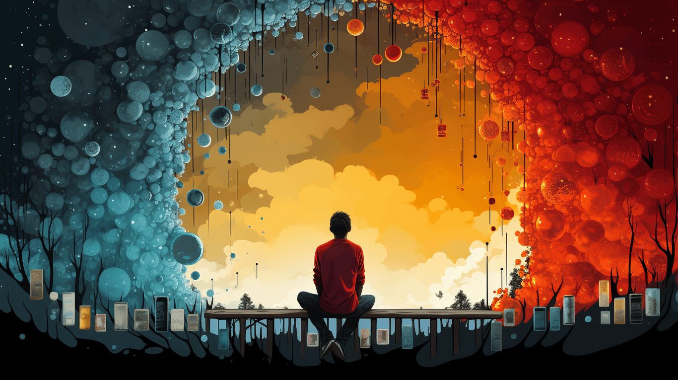 abstract image of a patient experiencing side effect