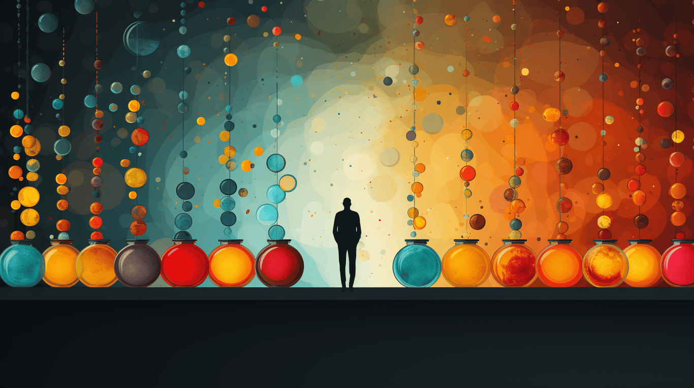 abstract image of a patient experiencing side effect