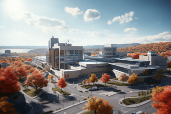Image of Centre Hospitalier de l'Université de Montréal (CHUM) in Montreal, Canada.