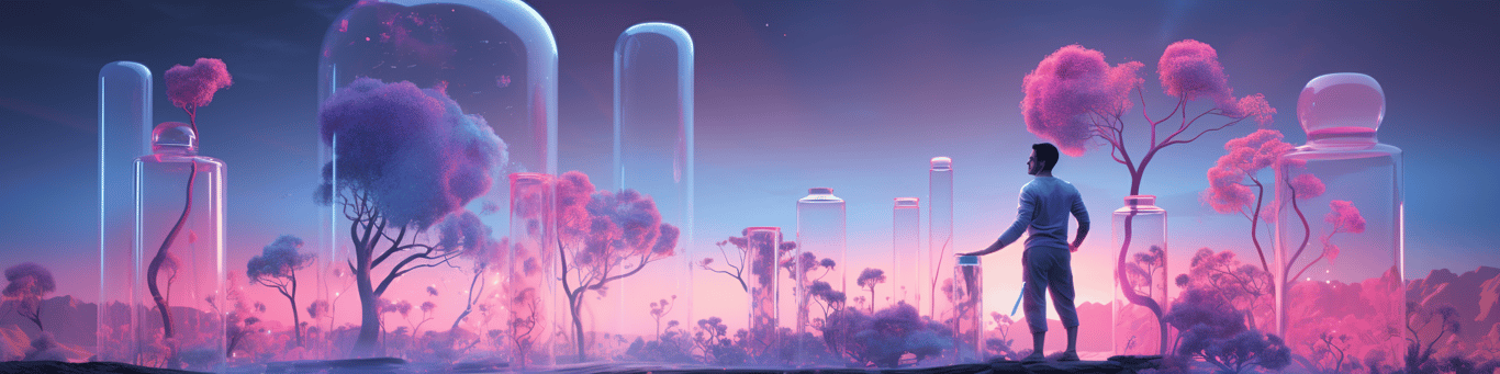 image of a doctor in a lab doing drug, clinical research