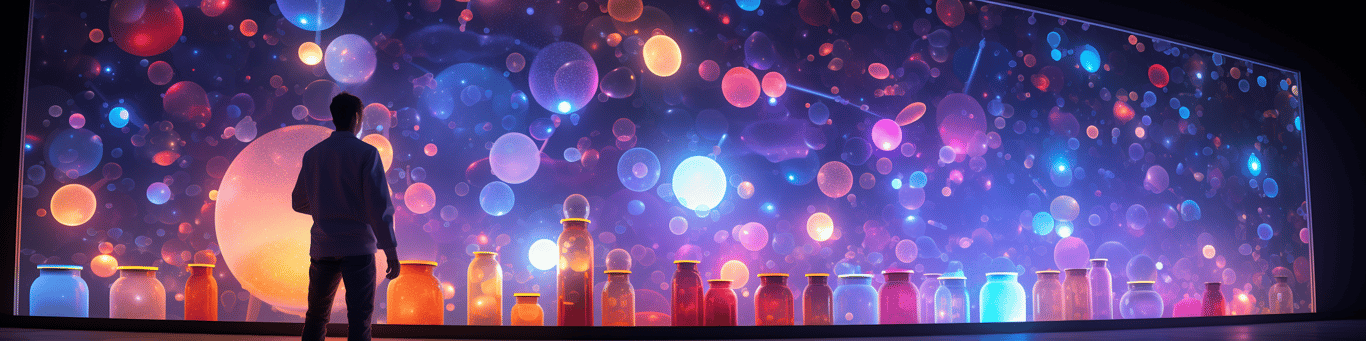 image of a doctor in a lab doing drug, clinical research