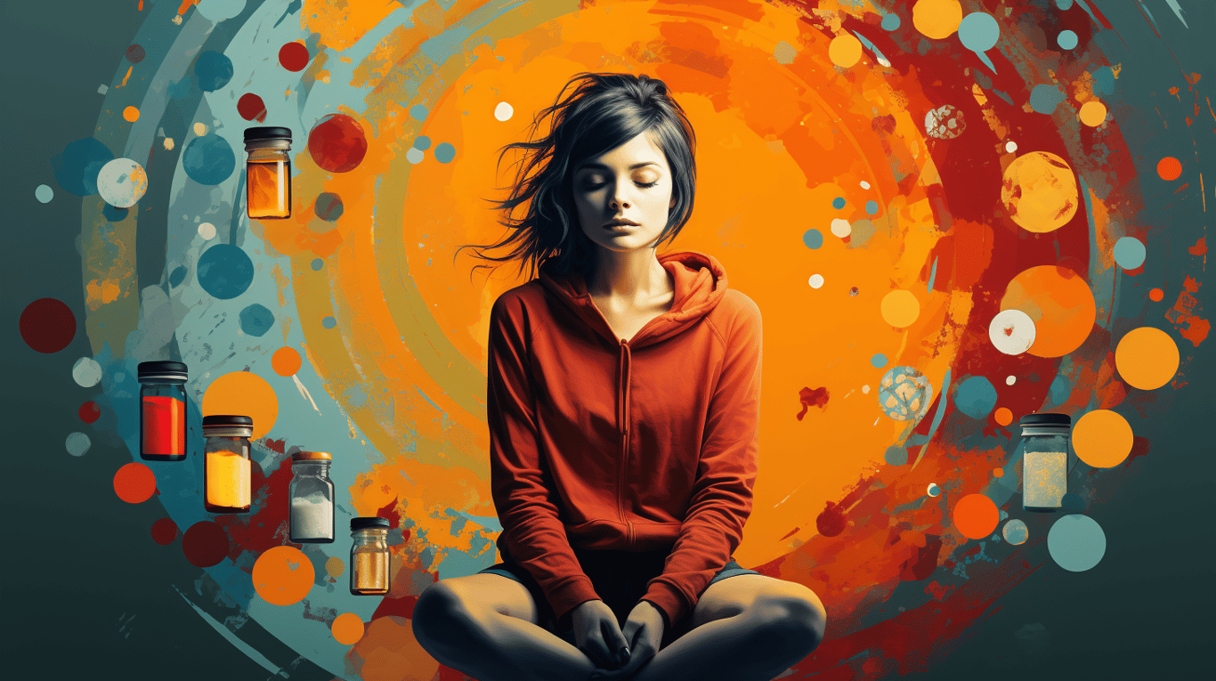 abstract image of a patient experiencing side effect