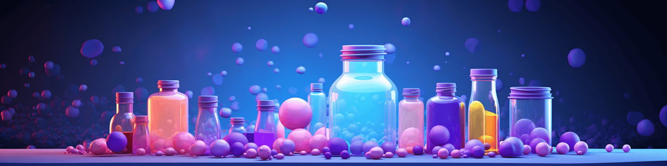 image of different drug pills on a surface