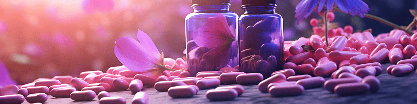 image of different drug pills on a surface