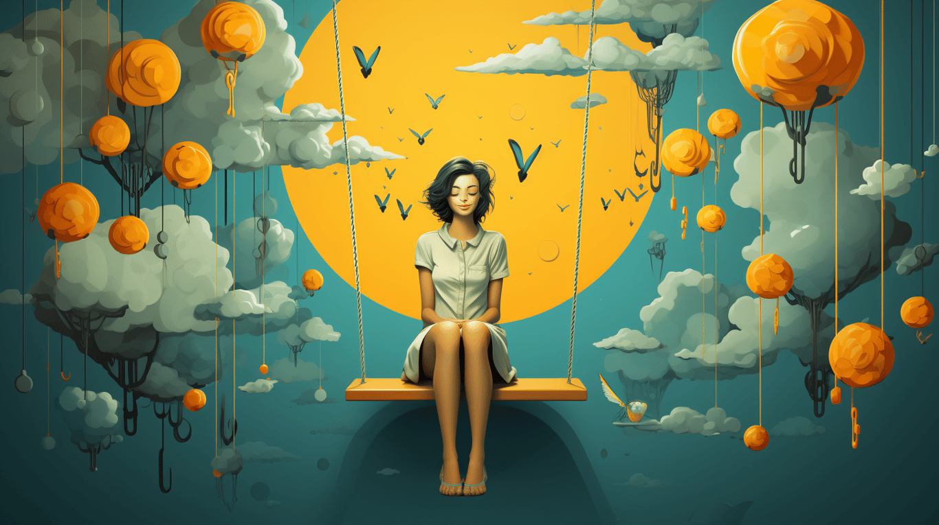 abstract image of a patient experiencing side effect