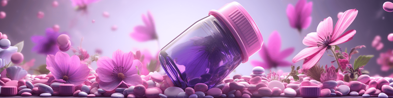 image of different drug pills on a surface