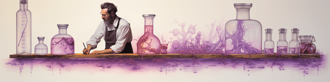 image of a doctor in a lab doing drug, clinical research