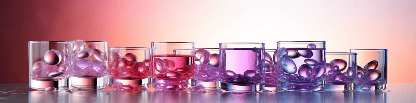 image of drug pills surrounding a glass of water symbolizing drug consumption