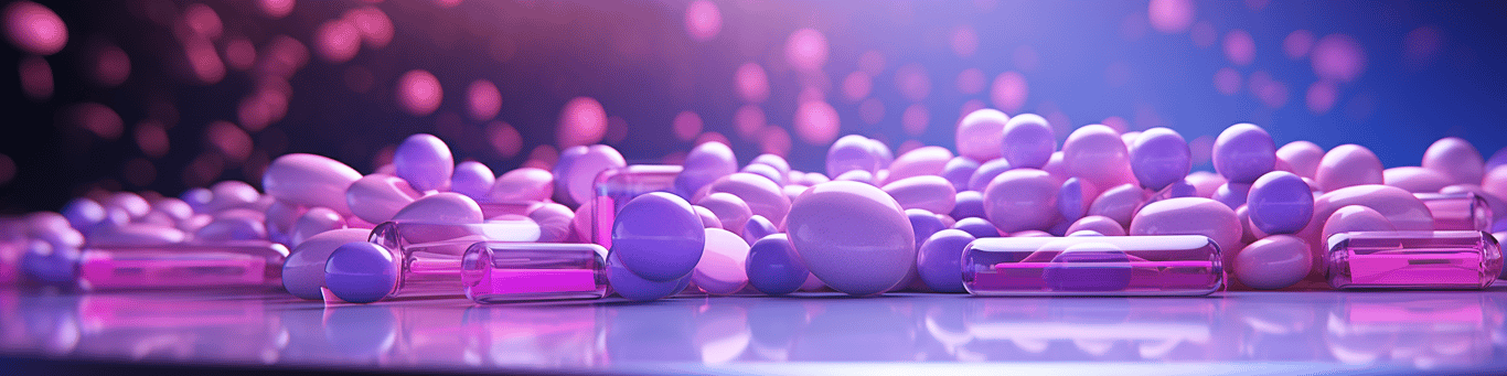 image of different drug pills on a surface