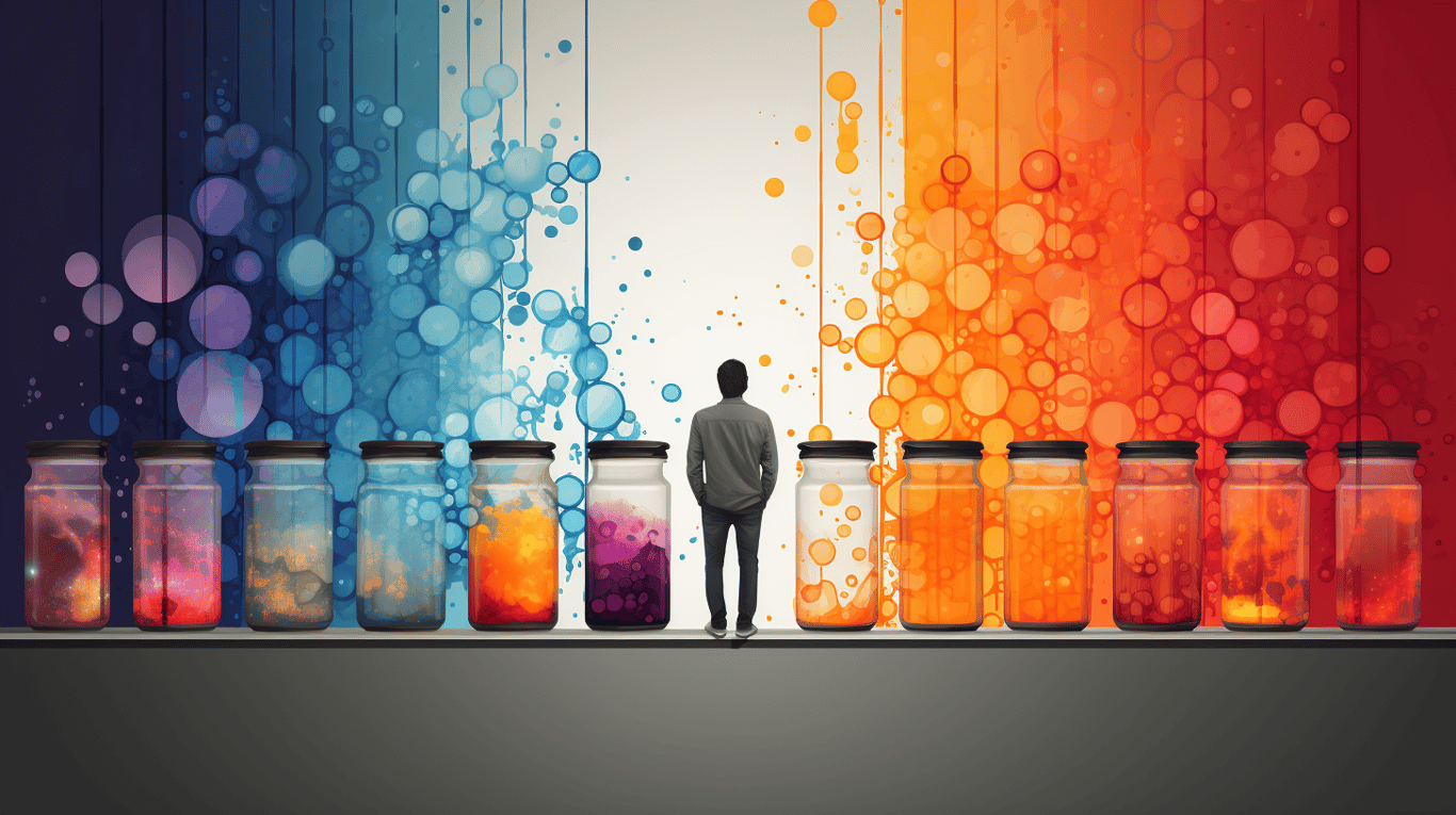 abstract image of a patient experiencing side effect