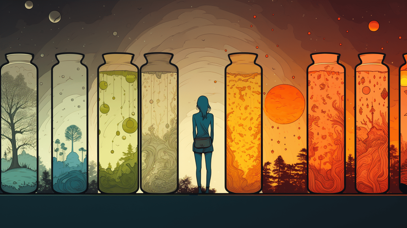 abstract image of a patient experiencing side effect