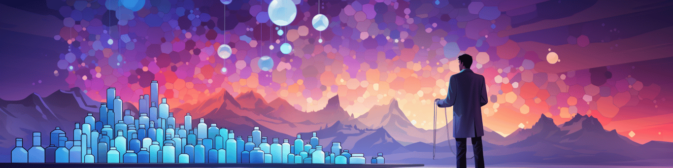 image of a doctor in a lab doing drug, clinical research