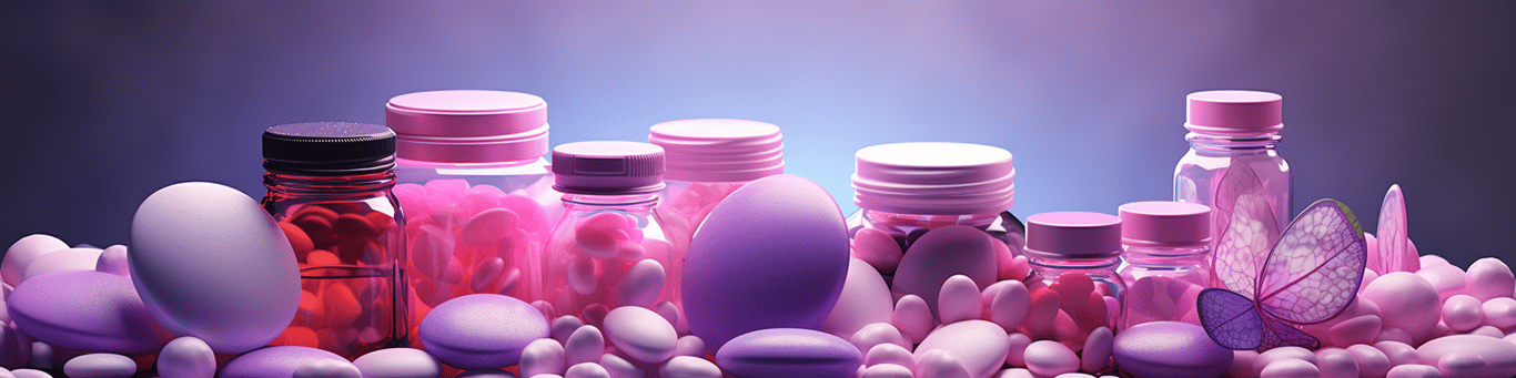 image of different drug pills on a surface