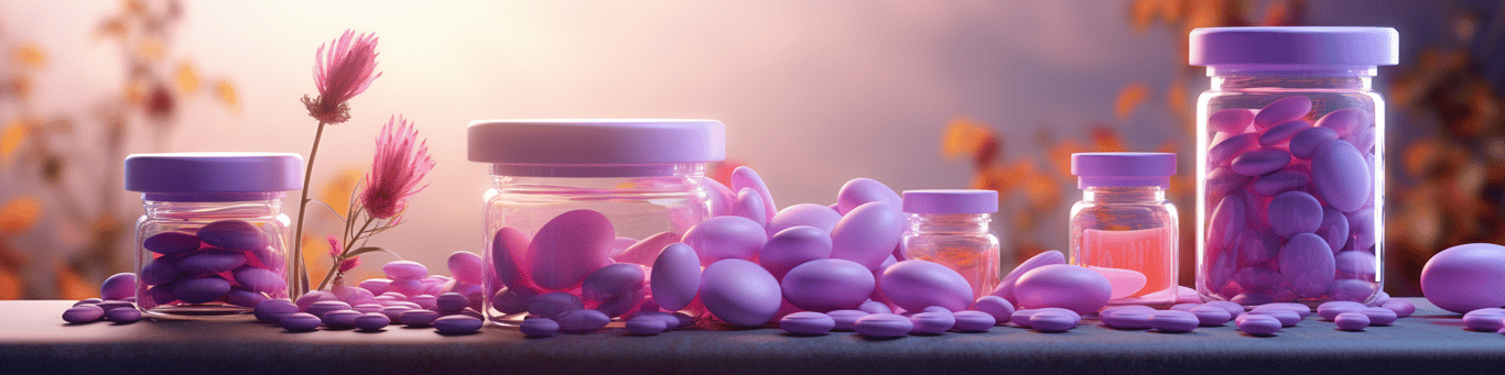 image of different drug pills on a surface