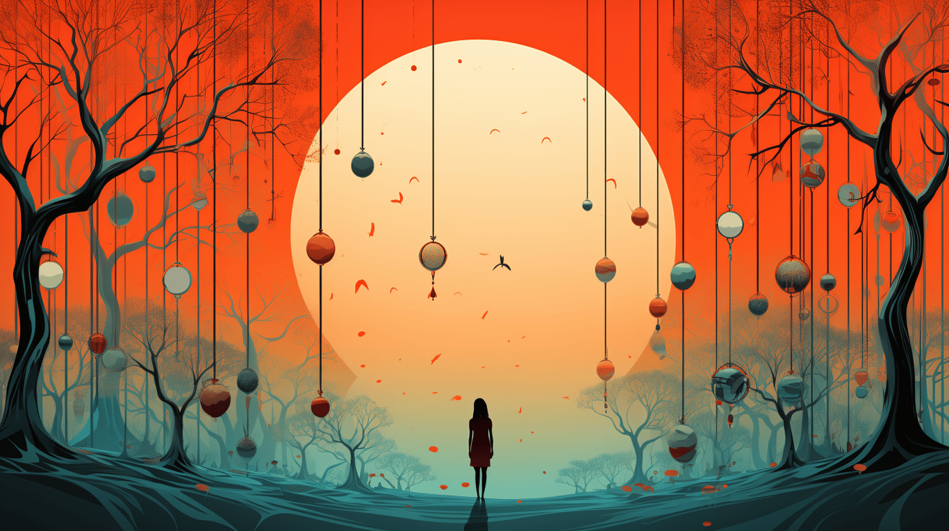 abstract image of a patient experiencing side effect