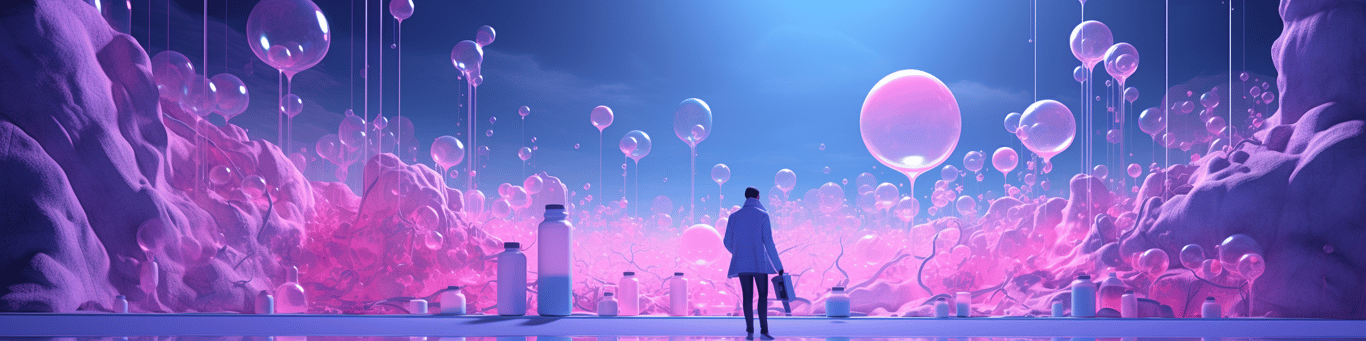 image of a doctor in a lab doing drug, clinical research