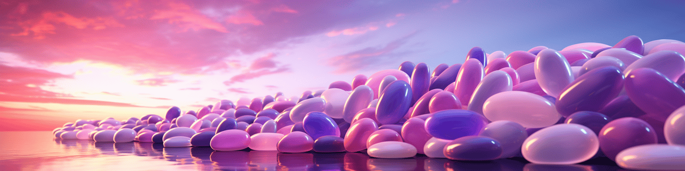 image of different drug pills on a surface