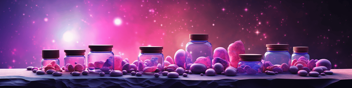 image of different drug pills on a surface