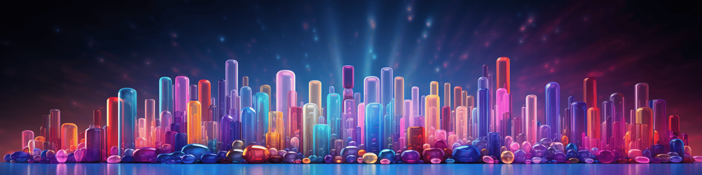 image of different drug pills on a surface