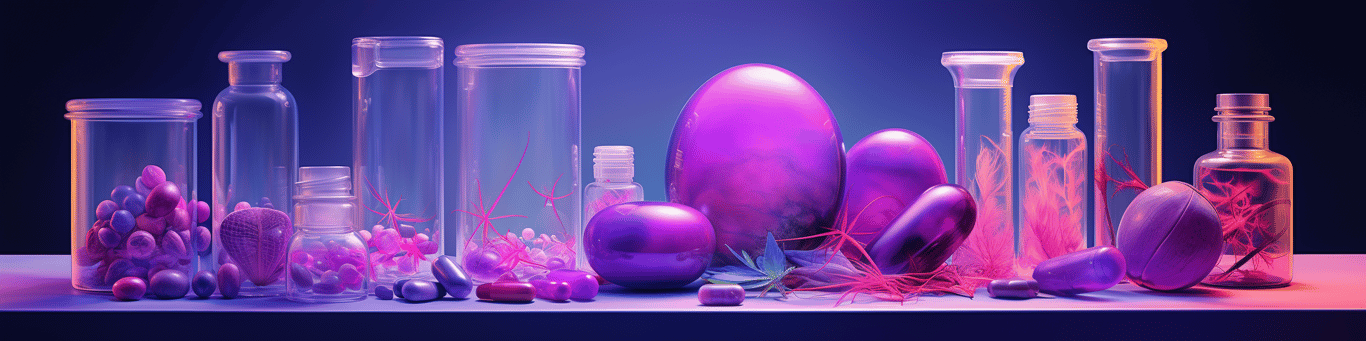 image of different drug pills on a surface