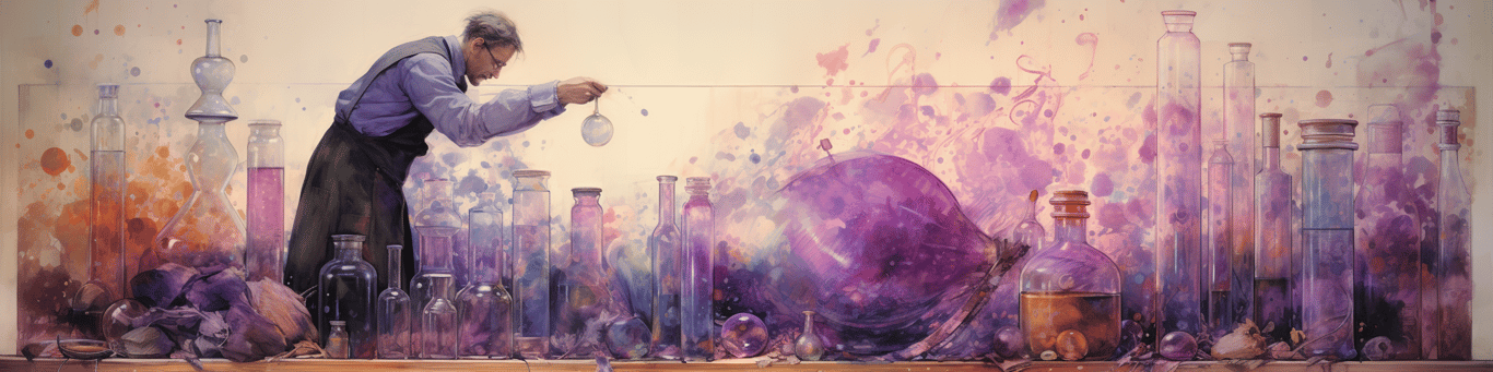 image of a doctor in a lab doing drug, clinical research