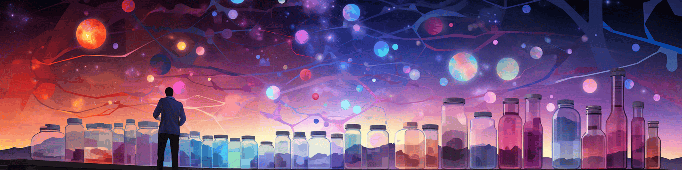 image of a doctor in a lab doing drug, clinical research