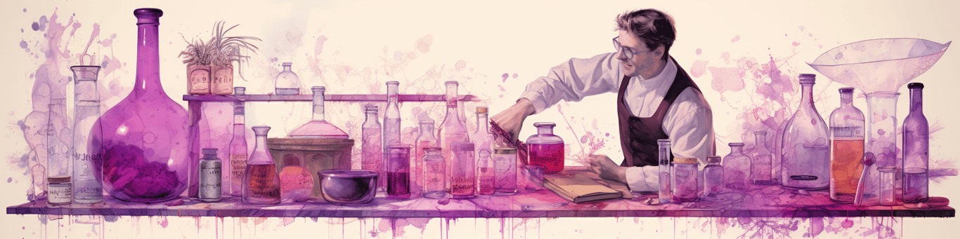 image of a doctor in a lab doing drug, clinical research