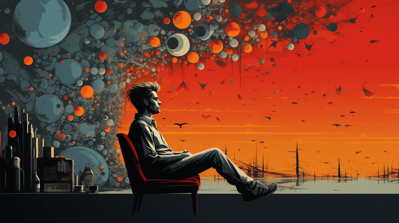 abstract image of a patient experiencing side effect