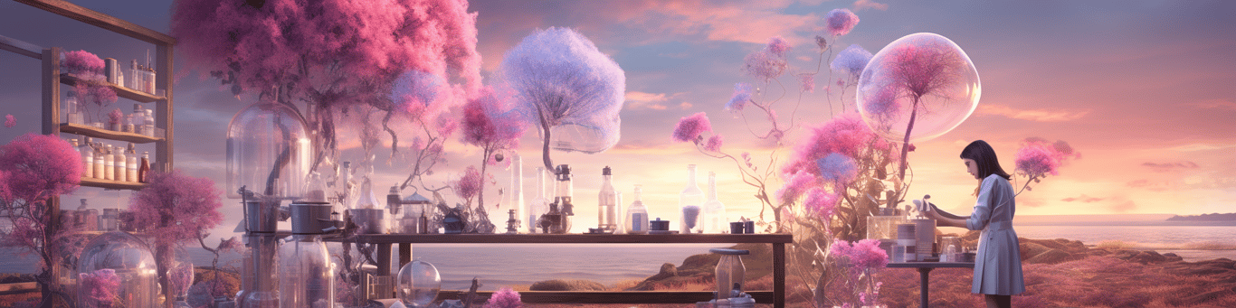 image of a doctor in a lab doing drug, clinical research