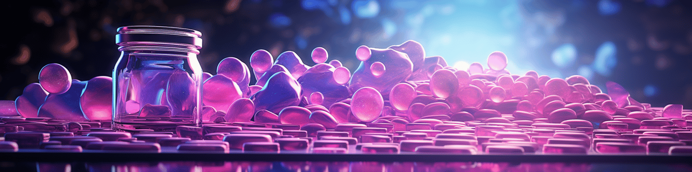 image of different drug pills on a surface