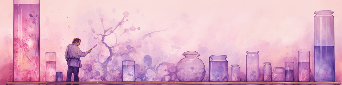 image of a doctor in a lab doing drug, clinical research