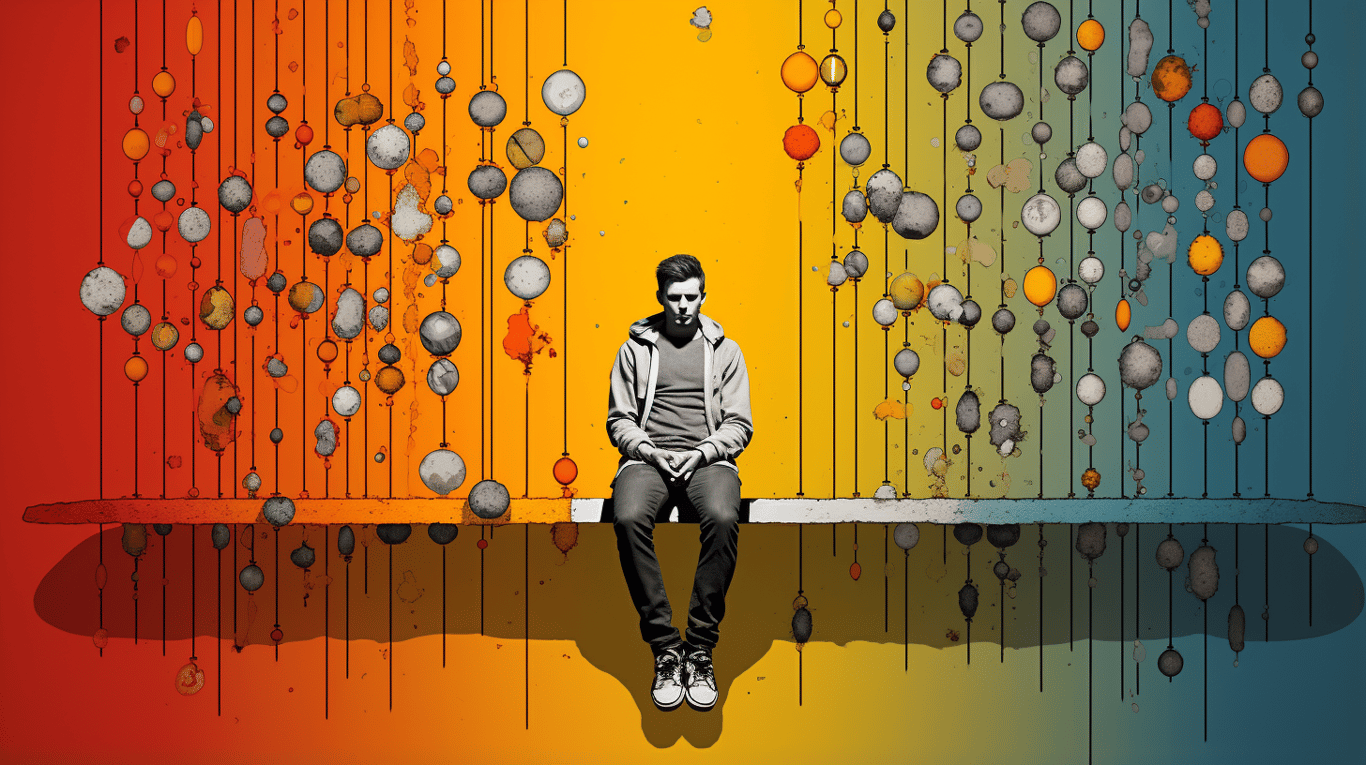 abstract image of a patient experiencing side effect