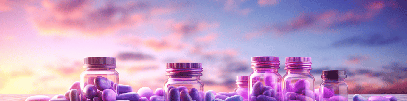 image of different drug pills on a surface