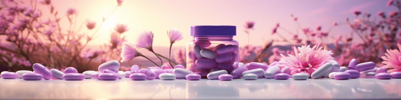 image of different drug pills on a surface