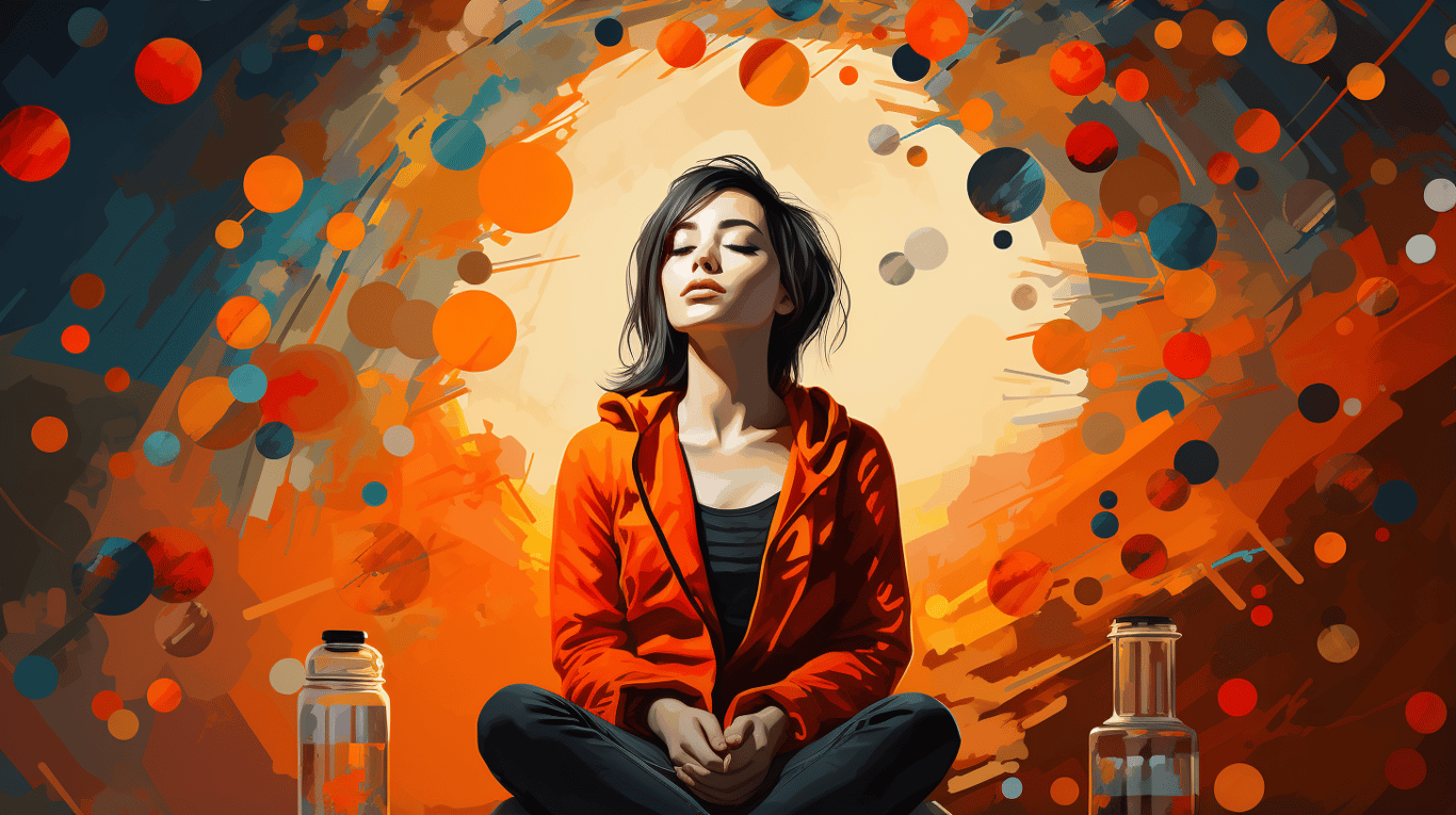 abstract image of a patient experiencing side effect