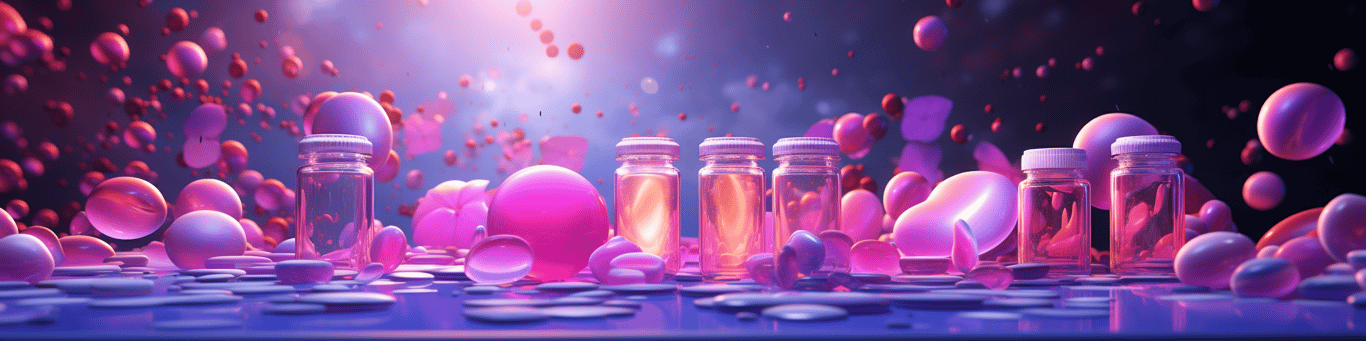 image of different drug pills on a surface