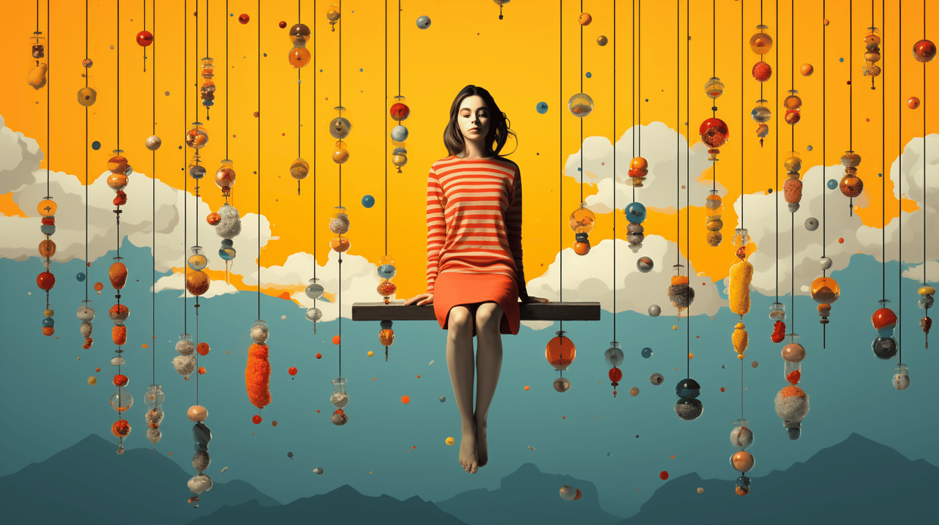 abstract image of a patient experiencing side effect