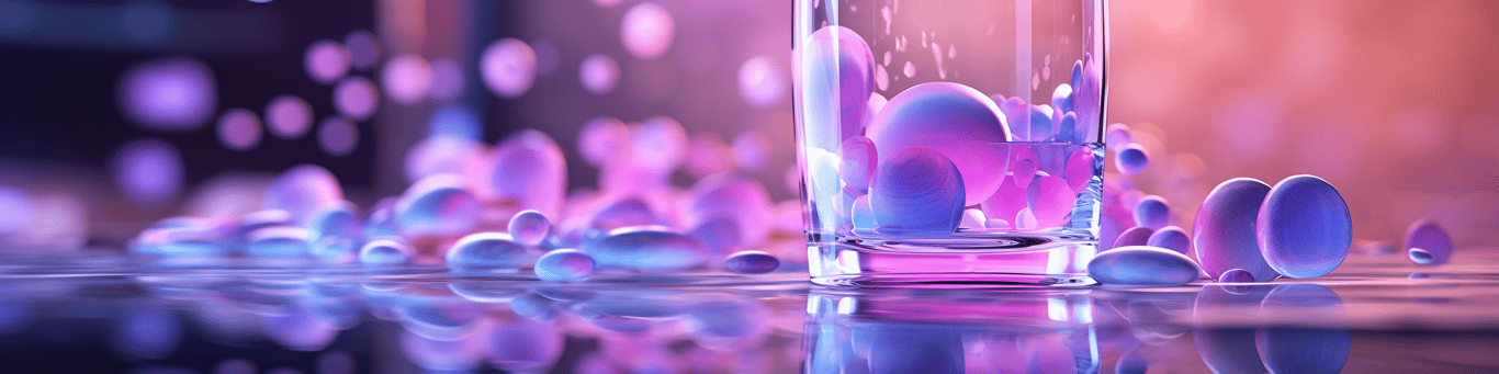 image of drug pills surrounding a glass of water symbolizing drug consumption
