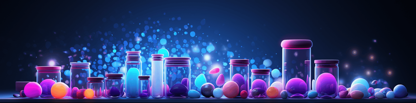 image of different drug pills on a surface